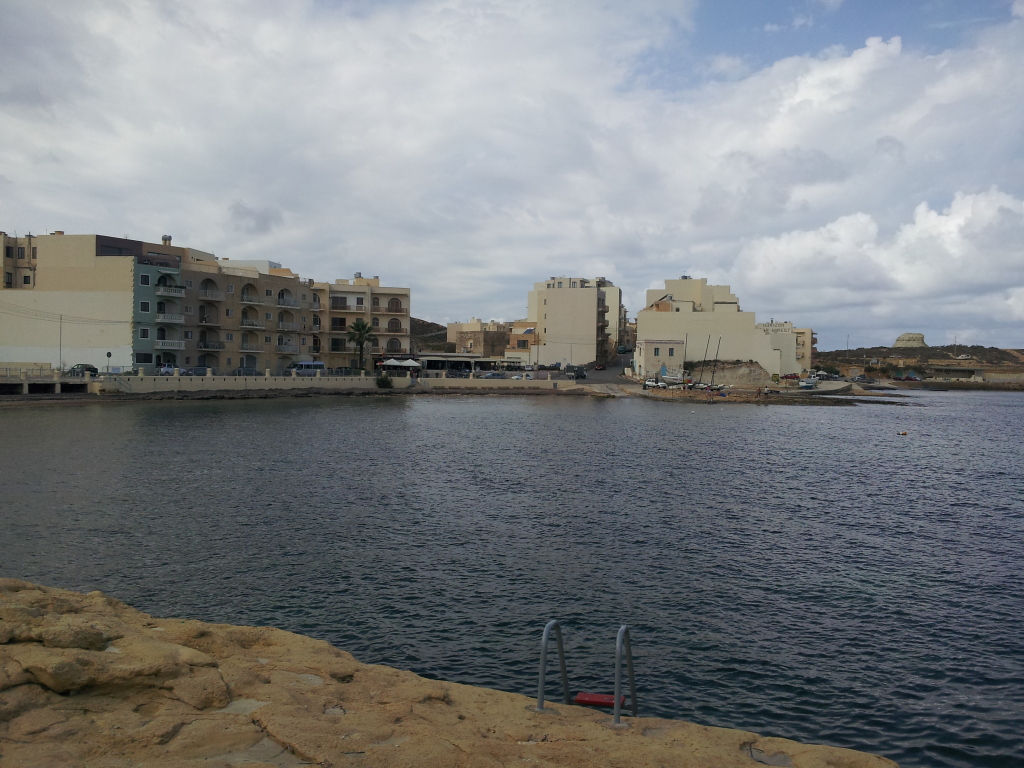 Ladder to access snorkeling 