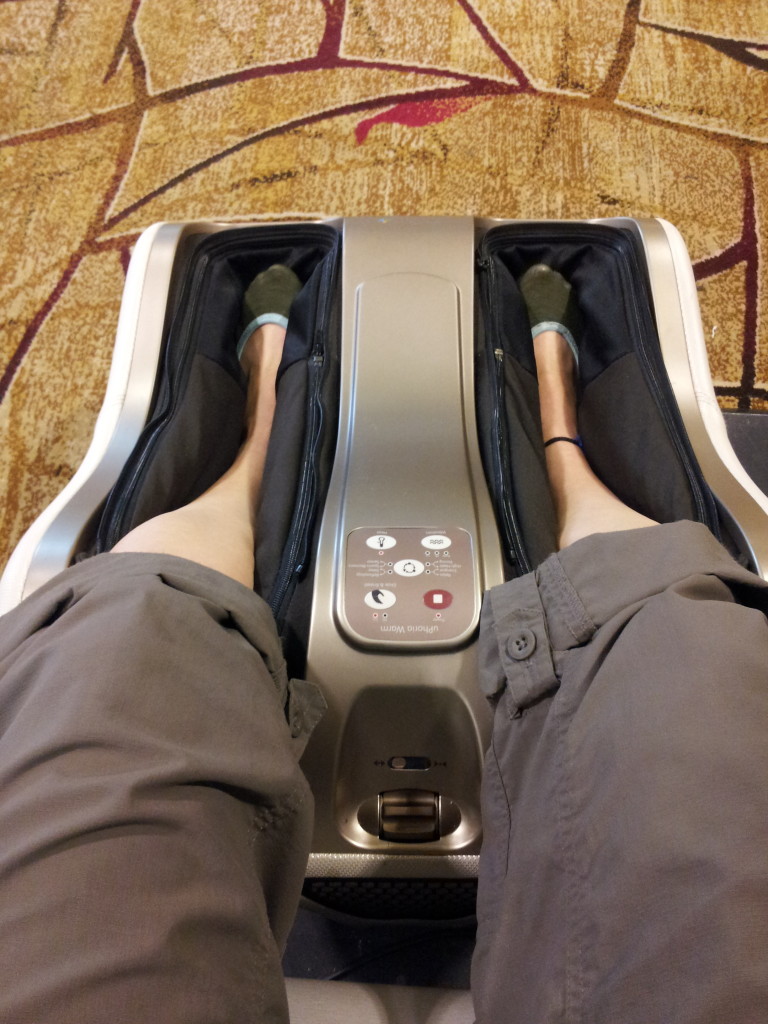 Foot Massage at the Singapore Airport
